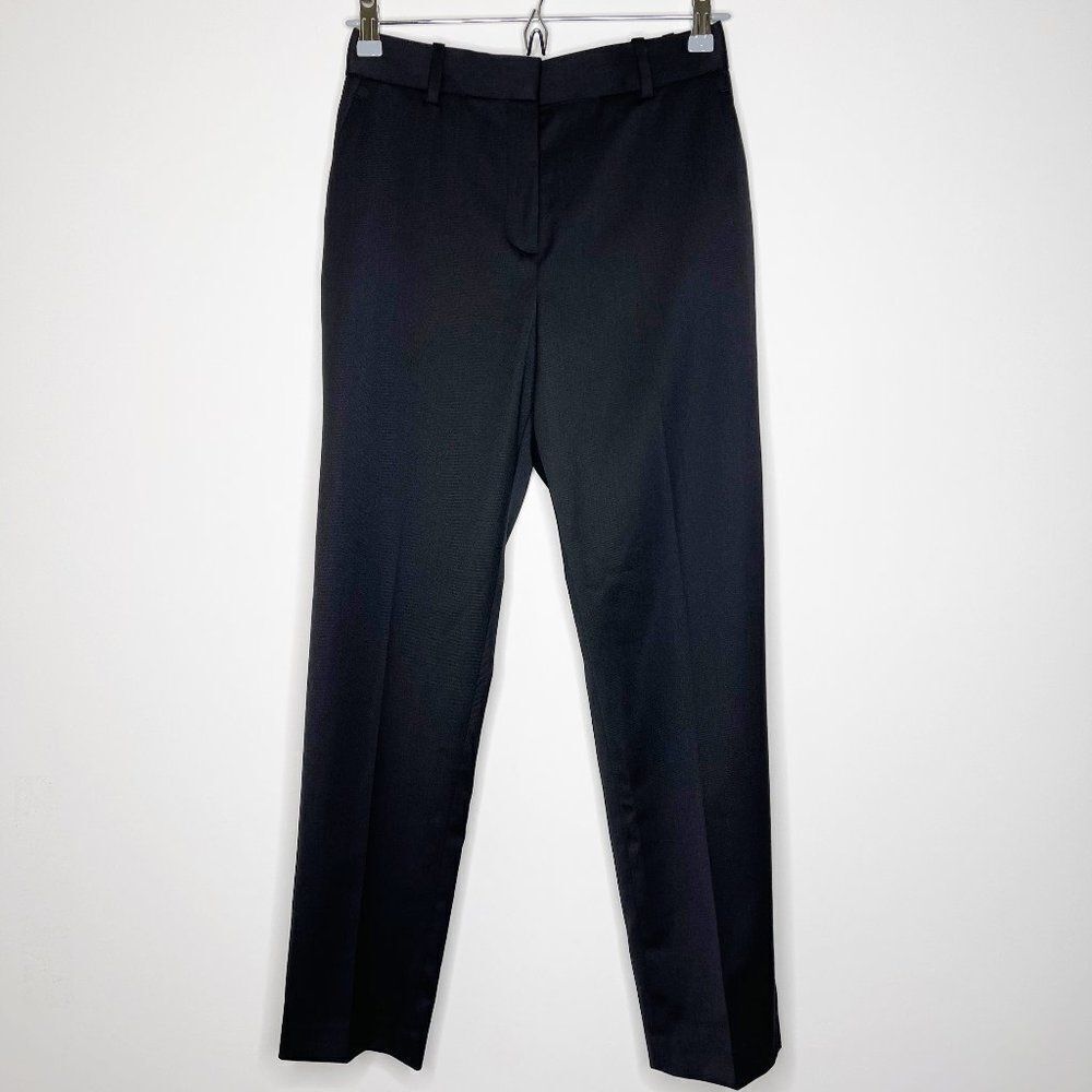 REISS Harper Slim Leg Black Trouser